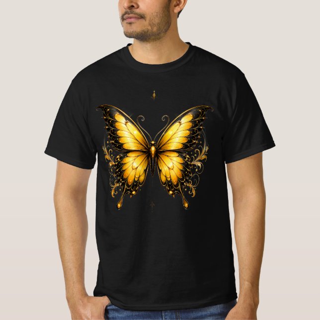 Elegant fjäril T-shirt (Framsida)