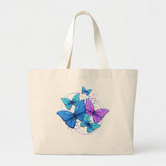 Elegant fjäril Totebag | Naturälskare present Jumbo Tygkasse