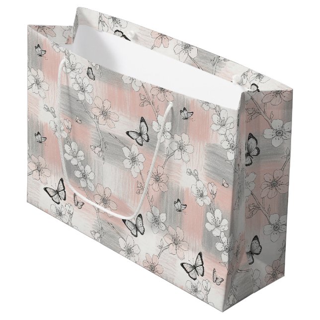 Elegant fjärilsblomning (3) (Framsidan Vinklad)