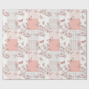 Elegant fjärilsblomning (7) presentpapper