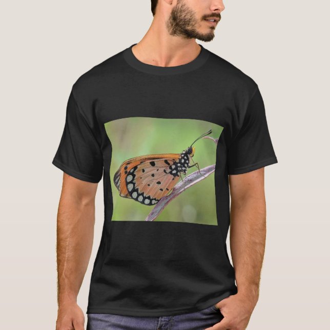 Elegant fjärilskönhetstopp t shirt (Framsida)