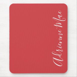 Elegant Flame Red Personlig Musmatta