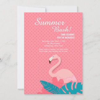 Elegant Flamingo-inbjudan Inbjudningar