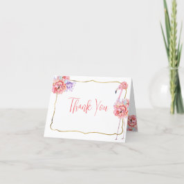 Elegant Flamingo Note Card Tack Kort