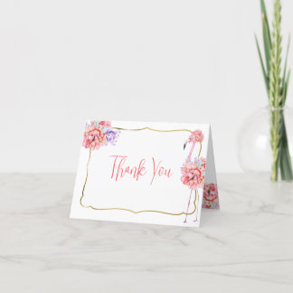 Elegant Flamingo Note Card Tack Kort
