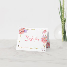 Elegant Flamingo Note Card Tack Kort