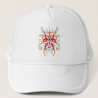 Elegant Flamma Tribal Mask Abstrakt Design Keps