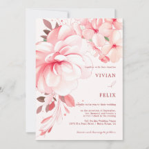 Elegant Flawless Big Sakura Blommigt Bröllop