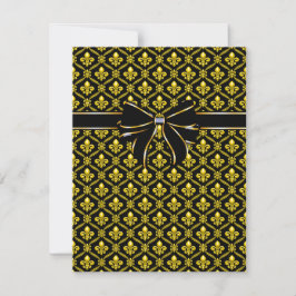 Elegant Fleur de Lis Inbjudningar