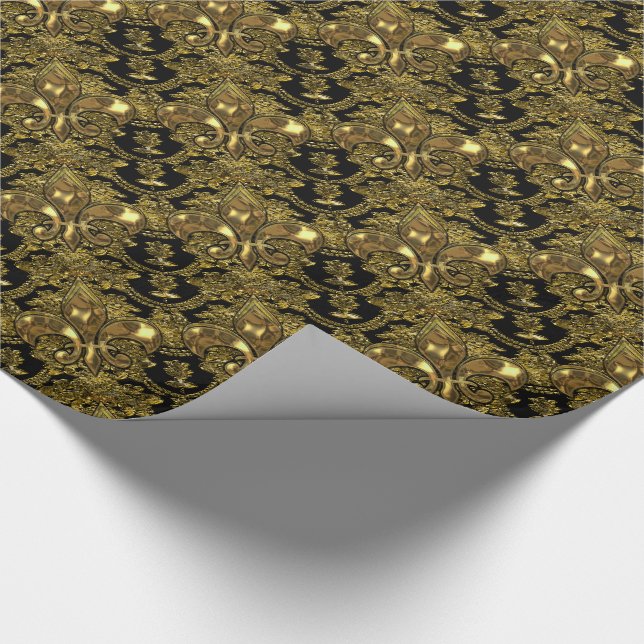 Elegant Fleur Royal Baroque Elegant Presentpapper (Hörn)