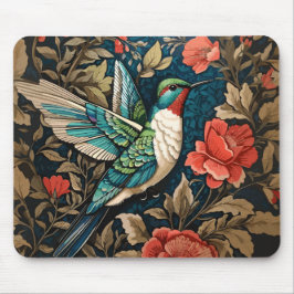 Elegant Flies Hummingbird William Morris Inspired Musmatta