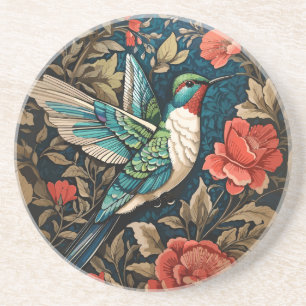 Elegant Flies Hummingbird William Morris Inspired Underlägg
