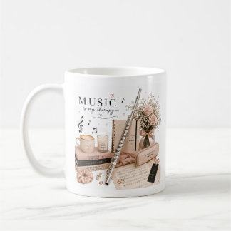 Elegant flöjt kaffemugg