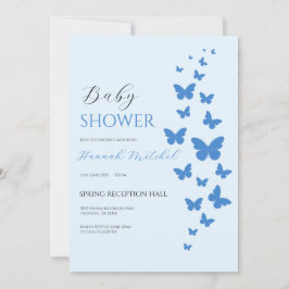 Elegant Floral Baby Shower Invitation Customizable Inbjudningar