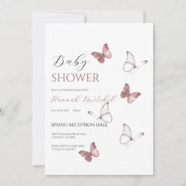 Elegant Floral Baby Shower Invitation Customizable Inbjudningar