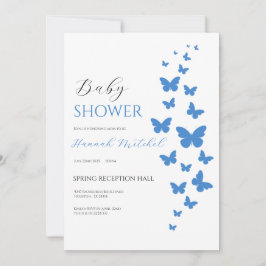 Elegant Floral Baby Shower Invitation Customizable Inbjudningar