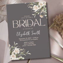 Elegant Floral Boho Bridal Shower