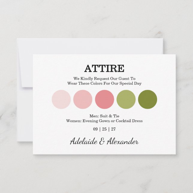 Elegant Floral Botanical Rose Pink Wedding (Framsida)