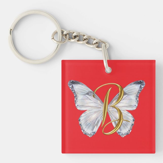 Elegant Floral Butterfly Letter B - Artistic Monog (Framsidan)