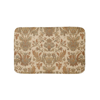 Elegant Floral Damask Pattern Badrumsmatta