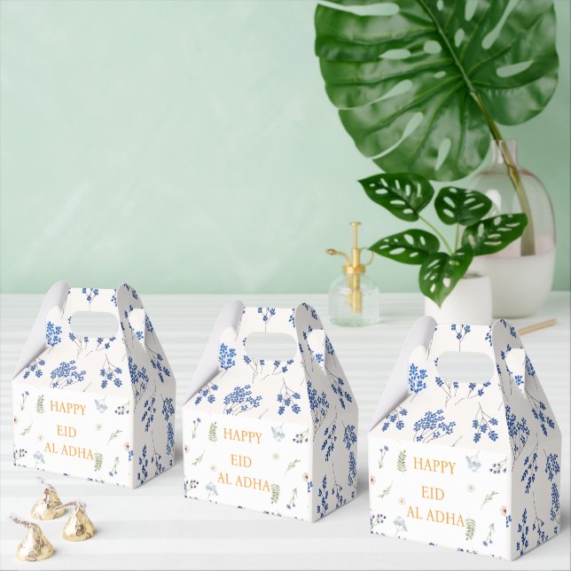 Elegant Floral Eid al-Adha  Presentaskar (Multipel)
