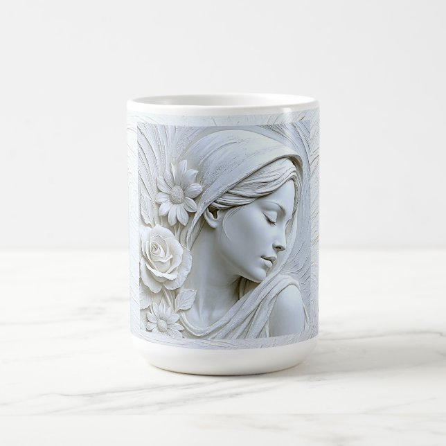Elegant Floral Goddess Kaffemugg (Center)