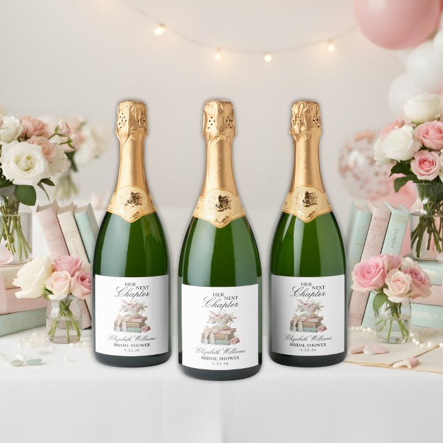 Elegant Floral Her Next Chapter Bridal Shower  (Skapare uppladdad)
