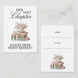 Elegant Floral Her Next Chapter Bridal Shower Tilläggskort