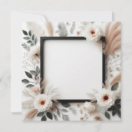 Elegant Floral Inbjudningar