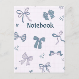 Elegant Floral Line Art Anteckningsbok | Minimalis Vykort