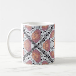 Elegant floral mug kaffemugg