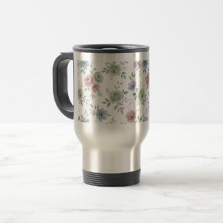 Elegant Floral Mug Wrap – Optional Personalization Resemugg