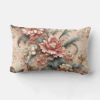 Elegant Floral Pillow Lumbarkudde