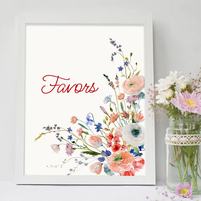 Elegant floral presentaffisch poster (Skapare uppladdad)