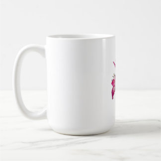 Elegant Floral Print Ceramic Mug Kaffemugg