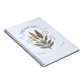 Elegant Floral Spiral Notebook – carnet Anteckningsbok