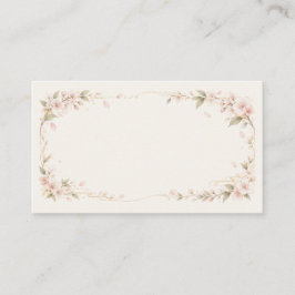 Elegant Floral Wedding Invitation | Soft Botanical Tilläggskort