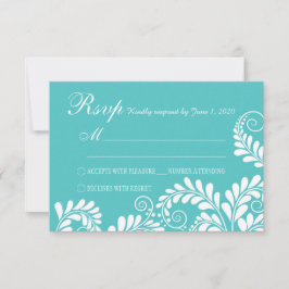 Elegant Flourish Curly Turcos Bröllop OSA