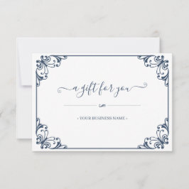 Elegant Flourish Ram Customized Gift Certificate