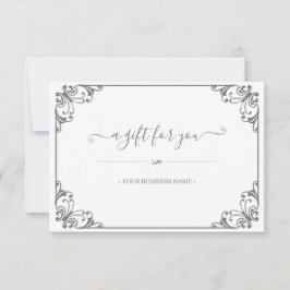 Elegant Flourish Ram Customized Gift Certificate