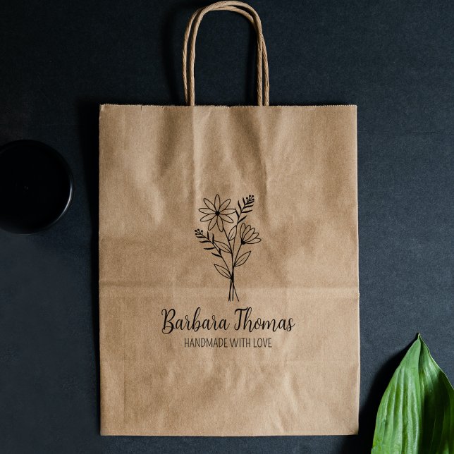 Elegant Flower Anpassningsbar Handmade stor Stämpel (Skapare uppladdad)