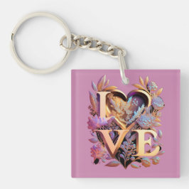 Elegant Flower, Heart och Golden Kärlek