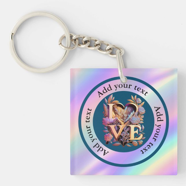 Elegant Flower, Heart och Golden Kärlek (Framsidan)