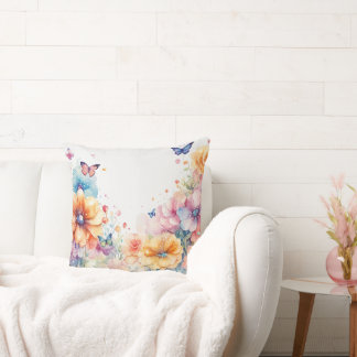 Elegant Flower Pillow_ Beauty för ditt hem Kudde