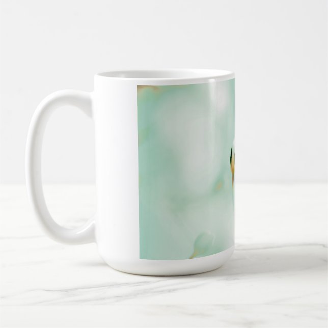 Elegant Flower Print Coffe Mugg (Vänster)