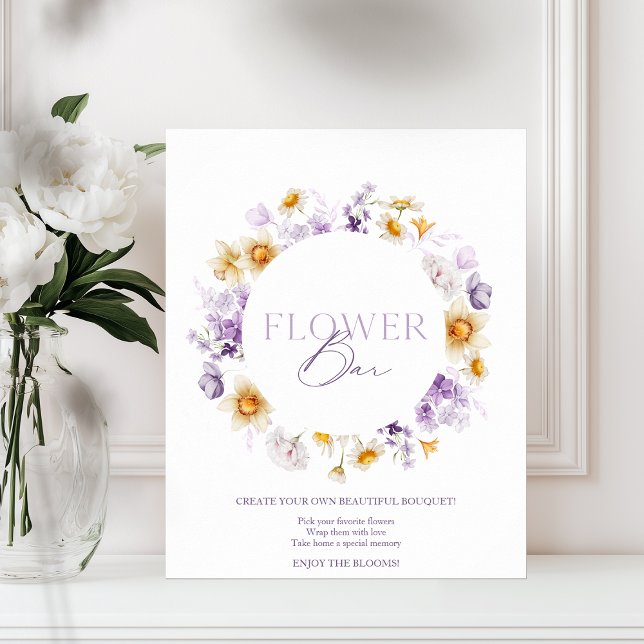 Elegant Flower Pub-tecken - Skapa ditt eget Bouque Poster (Skapare uppladdad)