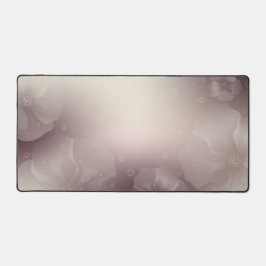 Elegant Flowers Bloom Desk Mat