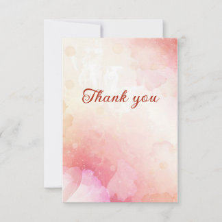 Elegant flowery pink abstract tack kort