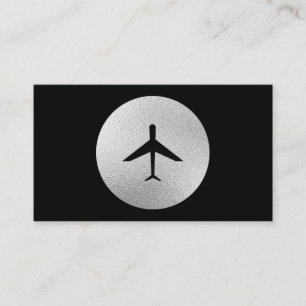 Elegant flygplanvisitkort visitkort