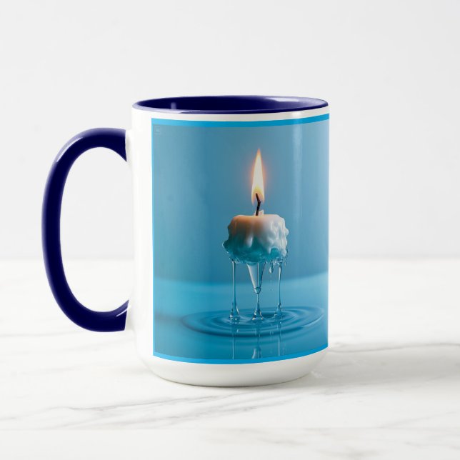 Elegant Flytande Ljus Mugg (Vänster)